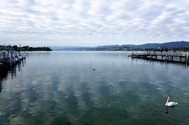 Zurich lake, one of the most visited places in Zurich