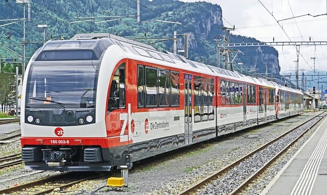 Swiss Train in Interlaken