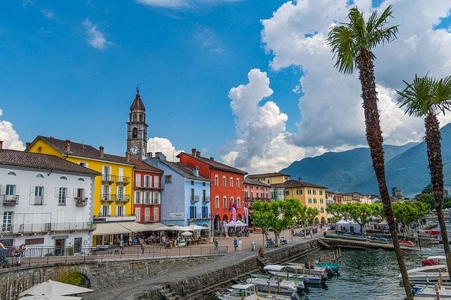 Colorful Houses in Ascona