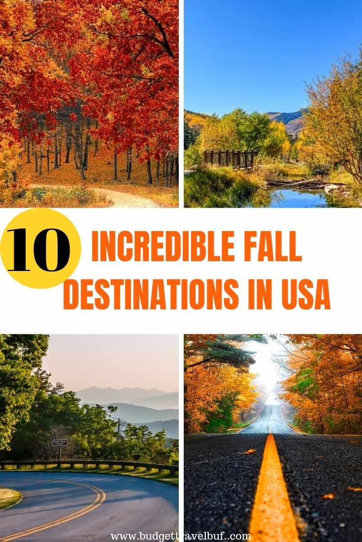 Best & Cheap Places to Visit in Fall in the USA