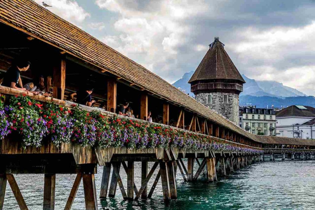 Chapel Bridge- Lucerne on a budget