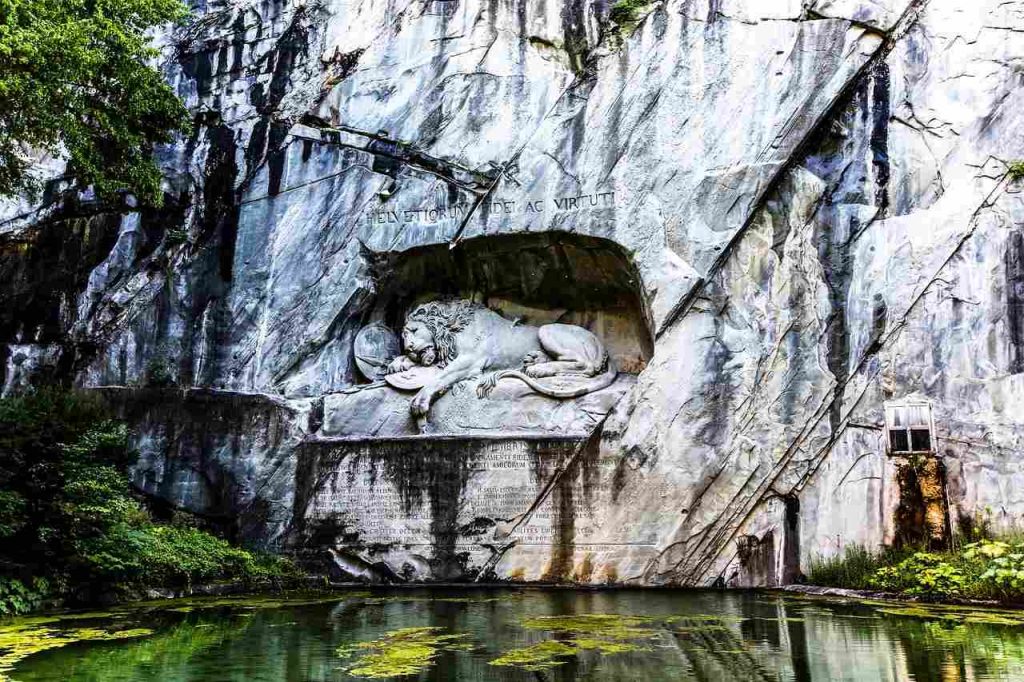 The Lion Monument- Lucerne on a budget