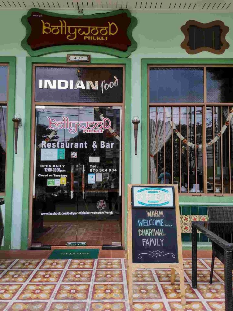 Bollywood Phuket Restaurant - top indian restaurant in Phuket
