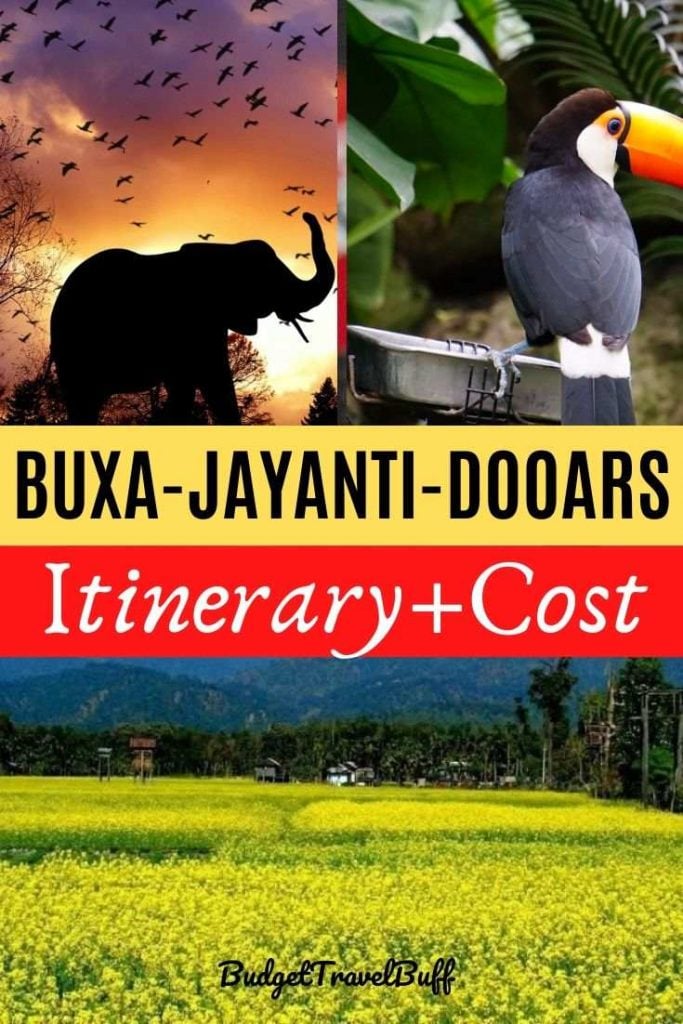 buxa jayanti travel itinerary | Buxa Jayanti on a budget