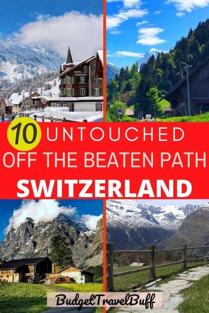 off the beaten path in Switzerland