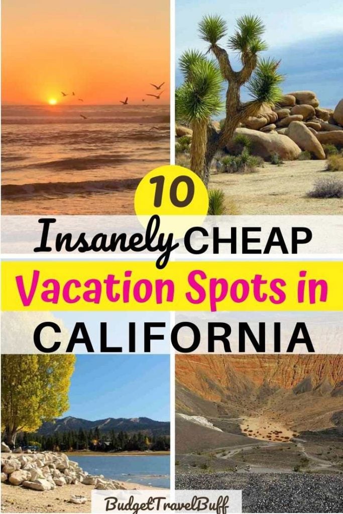 Cheapest places to travel in California