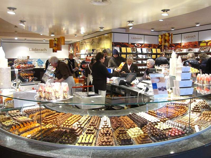 Laderach, One of the Best Chocolate Shops in Switzerland