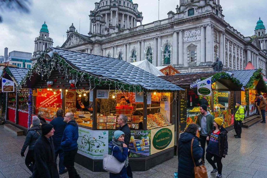 Christmas Market in Belfast, Northern Ireland