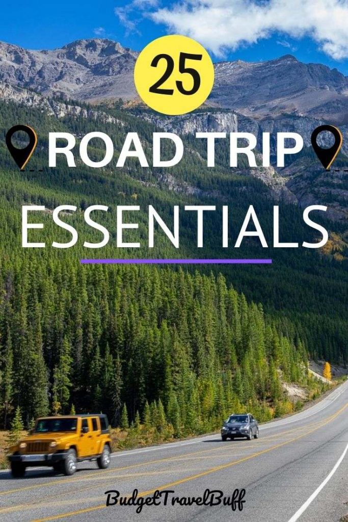 25 ROAD TRIP ESSENTIALS