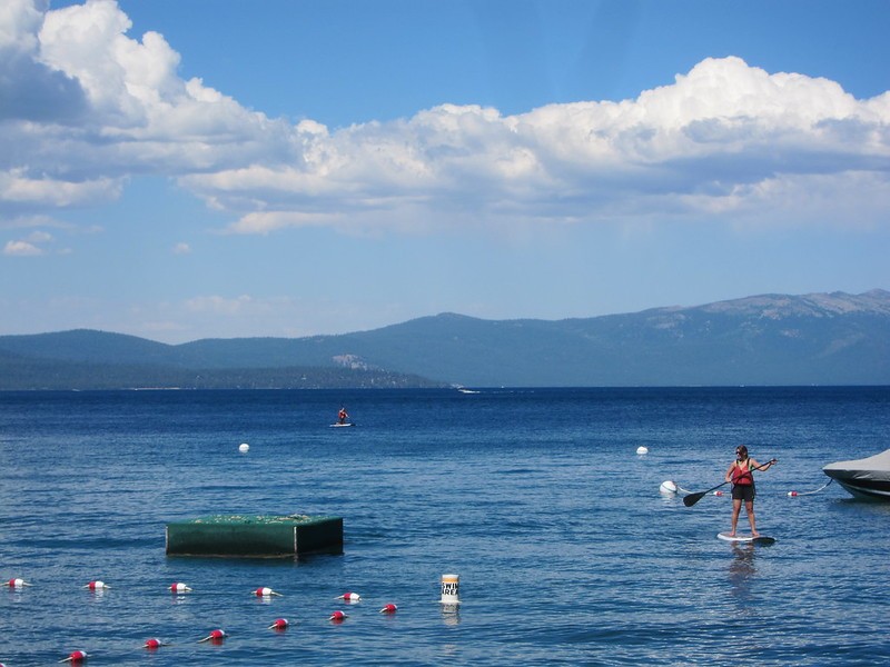 Lake Tahoe in summer | Paddle Boarding in Lake Tahoe