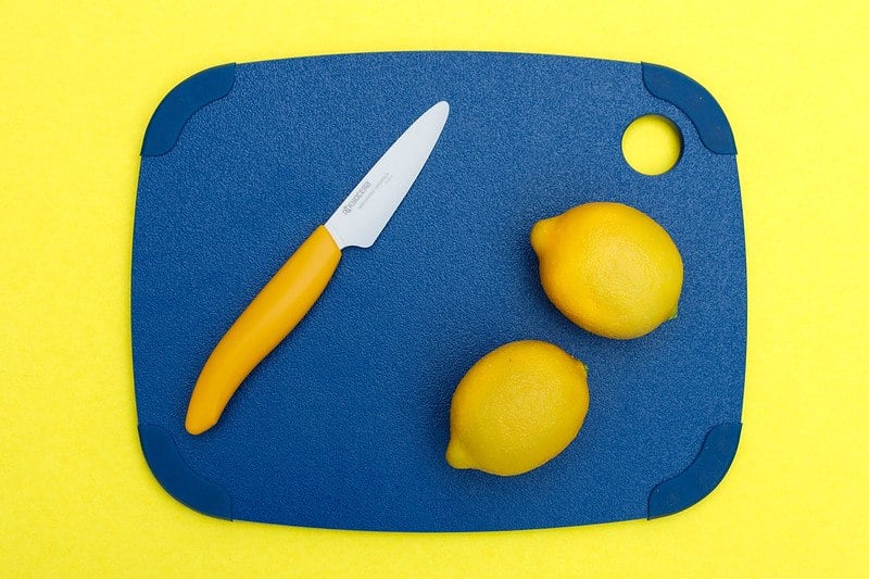 Plastic Cutting Board & Knife