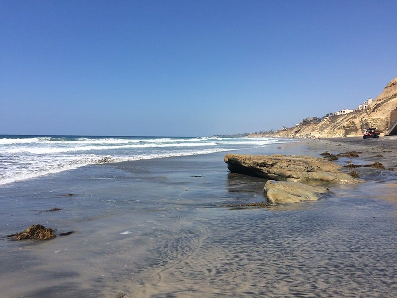 Off Leash Dog Beach in San Diego - Solana Beach