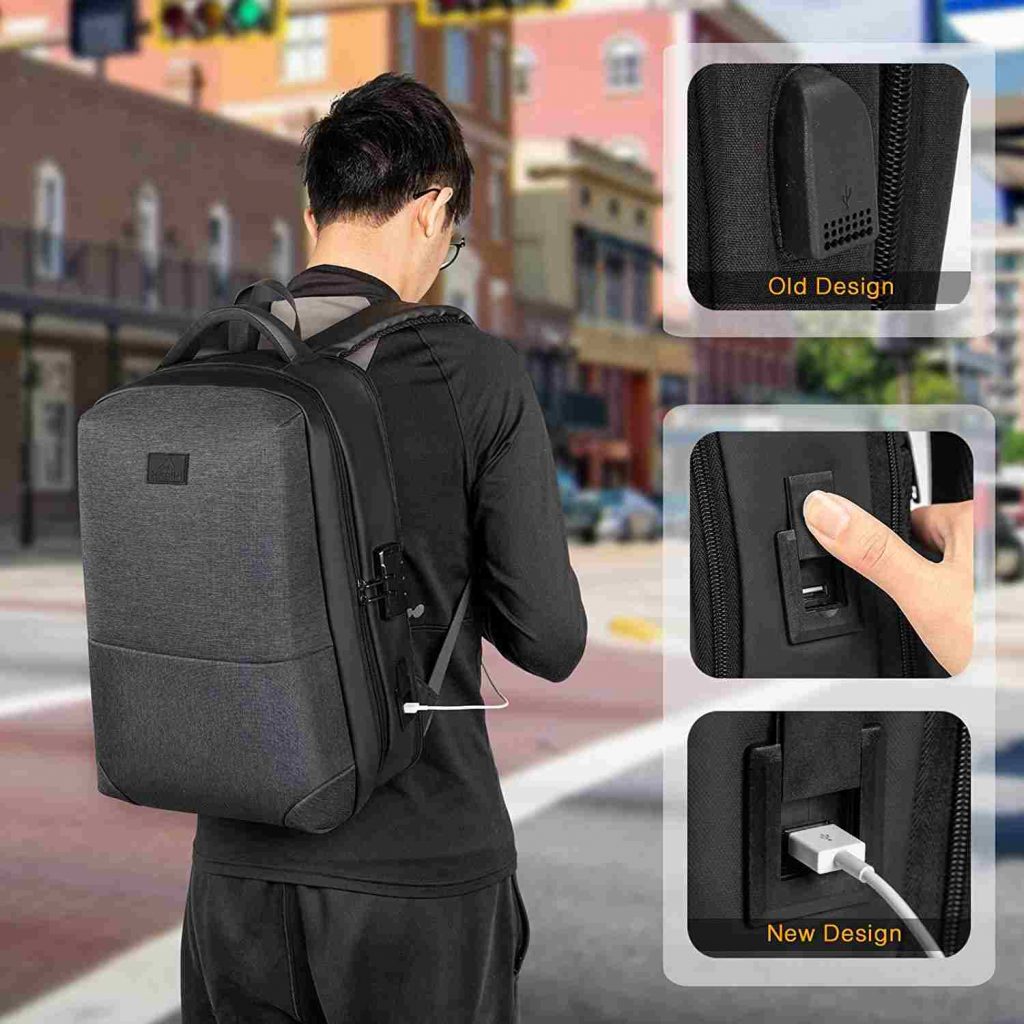 Matein Anti Theft Hard Shell Laptop Backpack | stylish anti theft
backpack