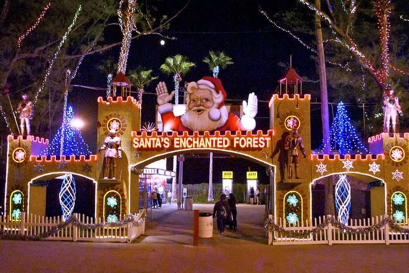 Santa's Enchanted Forest | Best Christmas Vacations in Florida