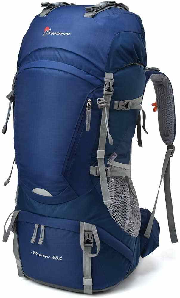 MOUNTAINTOP 65L/55L Internal Frame Hiking Backpack