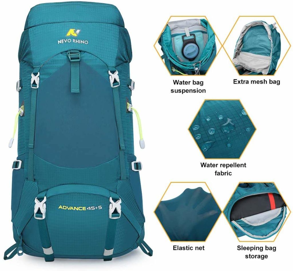 NEVO RHINO Internal Frame Hiking Backpack