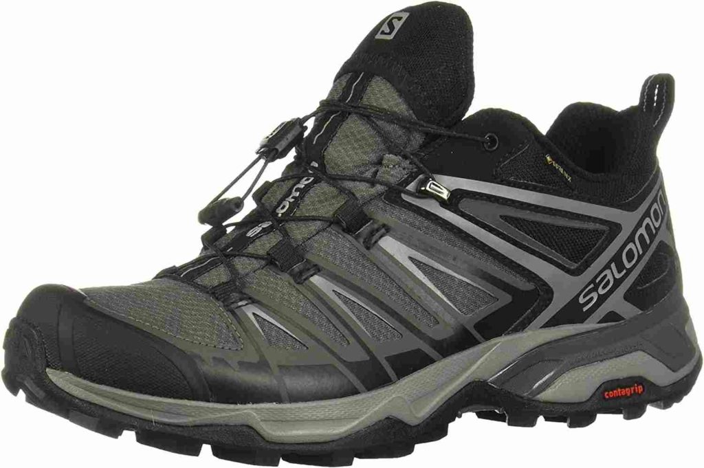 best flat feet hiking shoes_Salomon X Ultra 3 GTX Men's Hiking Shoes
