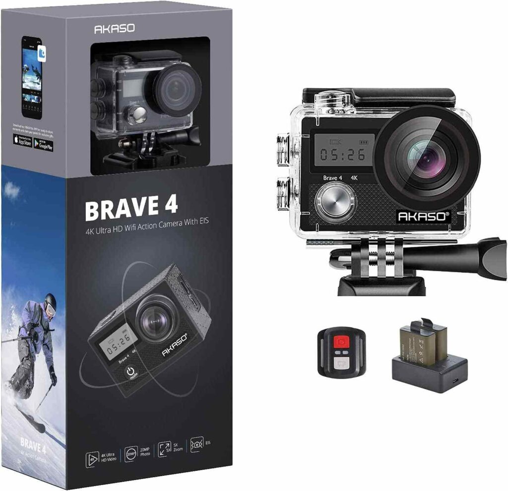 Best Budget Action Camera_AKASO Brave 4 4K Action Camera