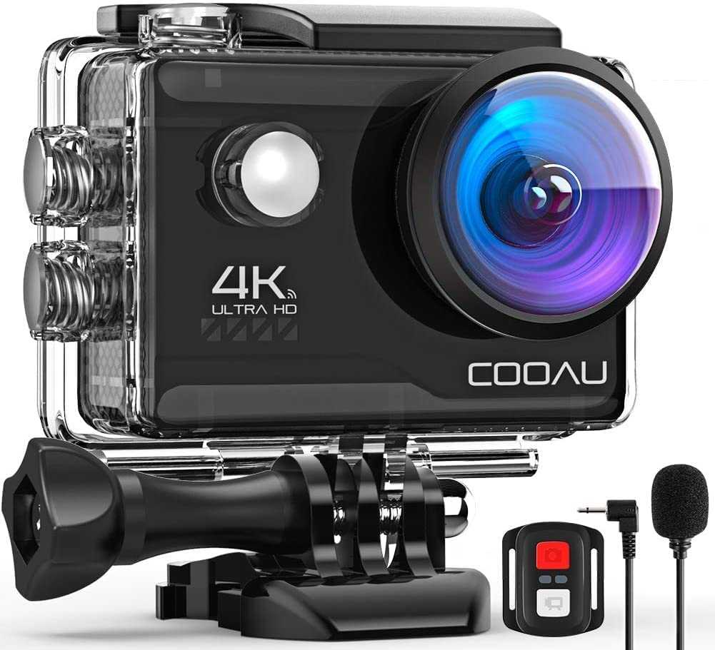 COOAU 4K 20MP WiFi Action Camera