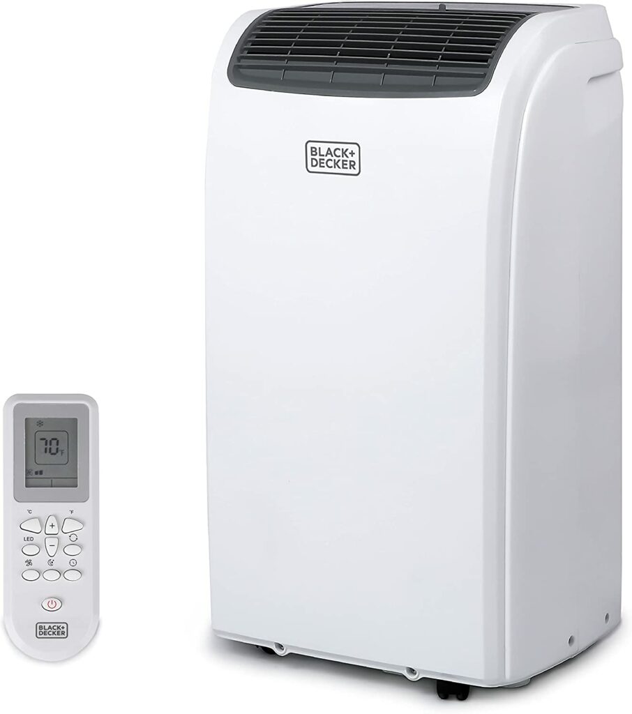 Best Tent Air Conditioner For Camping_BLACK DECKER 8,000 BTU Portable Air Conditioner