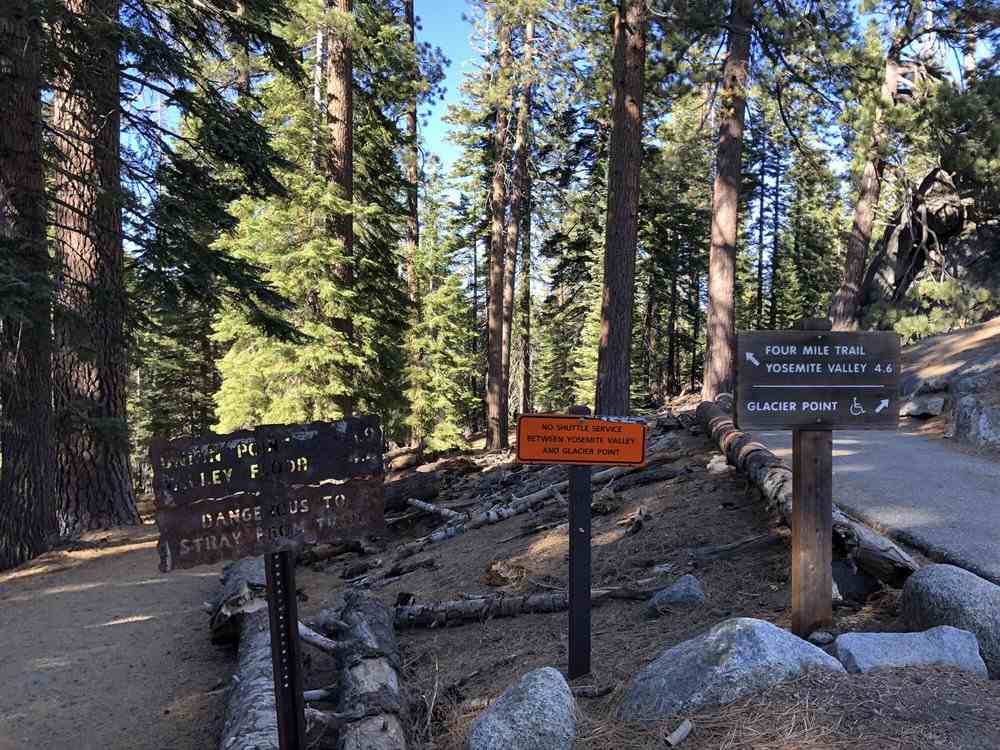 Easy Hikes In Yosemite National Park_Glacier point trail