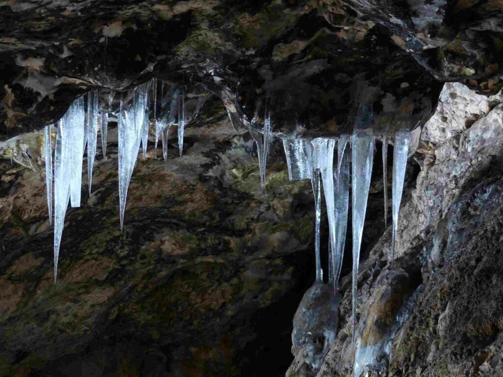 Icicle, Ice caves Colorado